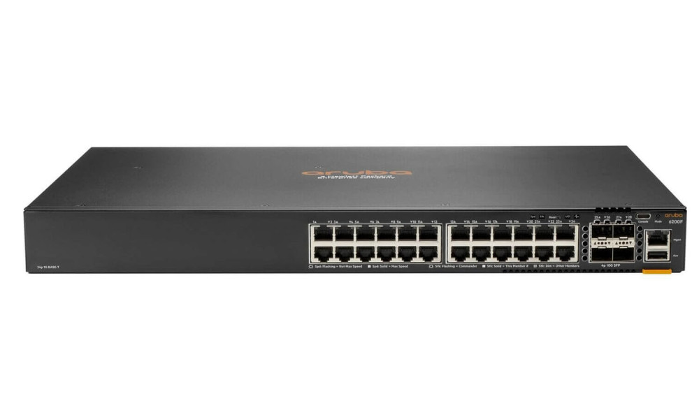 Switch HPE Aruba 2930F 24 Portas Gigabit Gerenciável JL724B