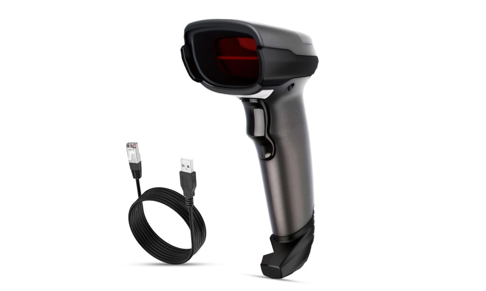 Leitor de Codigo de Barras Imager Zebra DS4608 SR USB 1D 2D QR Code Kit