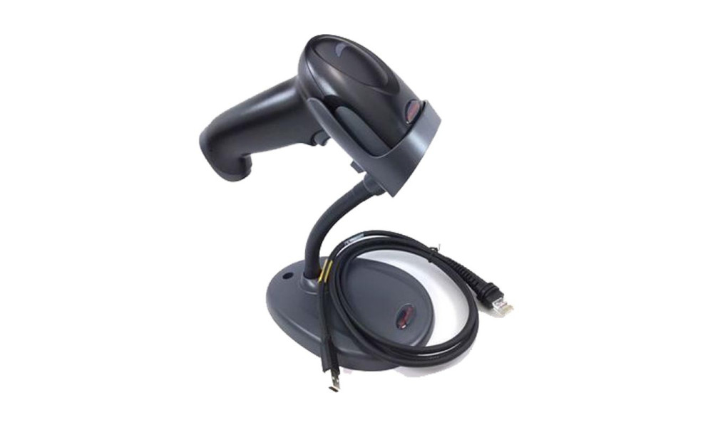 Leitor de Código de Barras Honeywell Voyager 1470G 2D com Cabo USB 1,5m e Suporte de Mesa