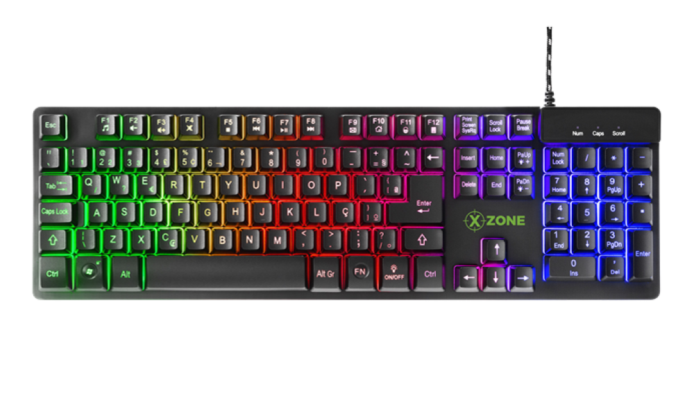 Teclado Gamer Semi Mecanico X-Zone GTS-01