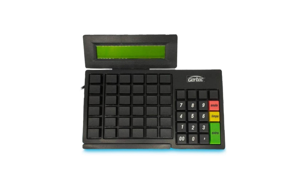 Teclado PDV Gertec TEC 55 Teclas com Display - USB