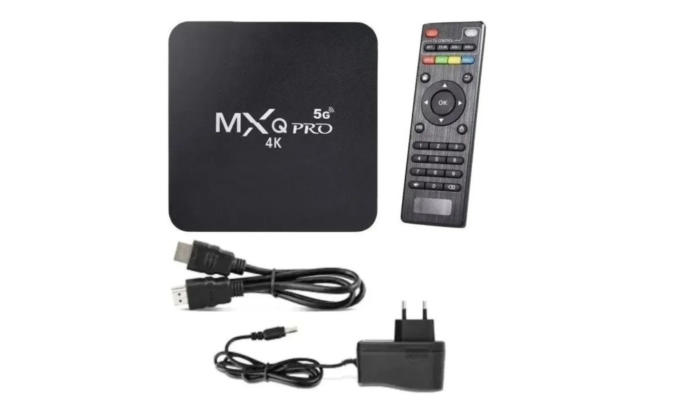 Tv Box MXQ PRO 4K 4Gb Ram Android	 INDISPONÍVEL PARA VENDA