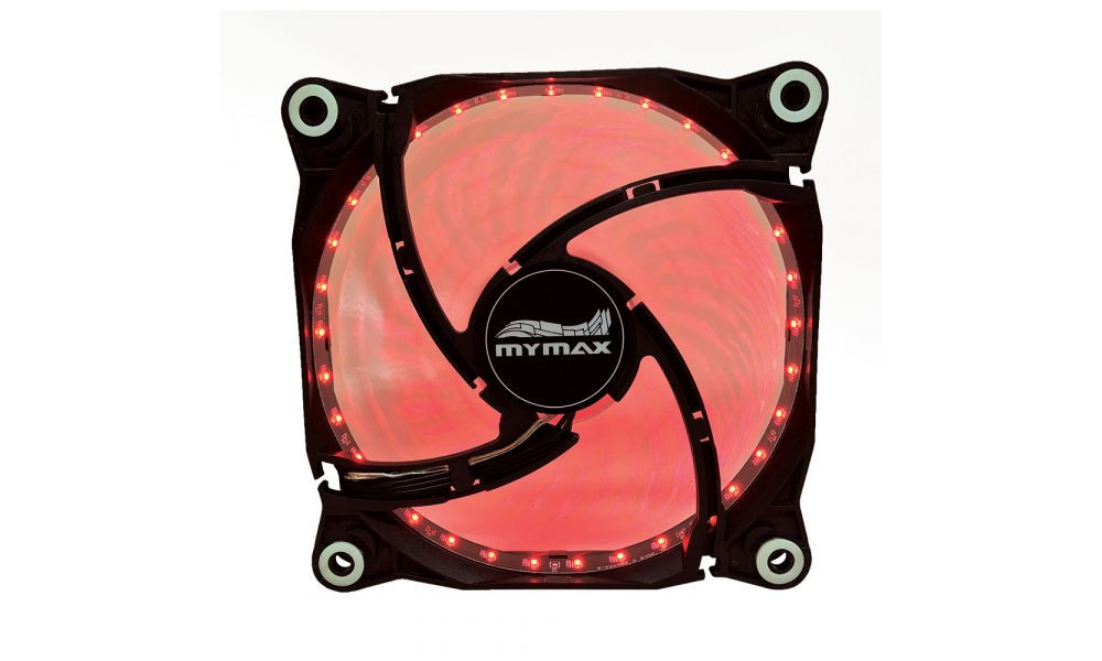 Cooler Fan 120mm STORM II - Preto LED Vermelho MYMAX