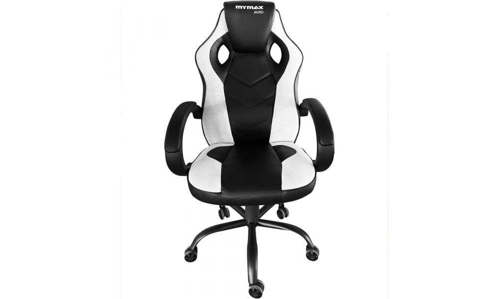 CADEIRA GAMER MYMAX MX0 - PRETA e BRANCO