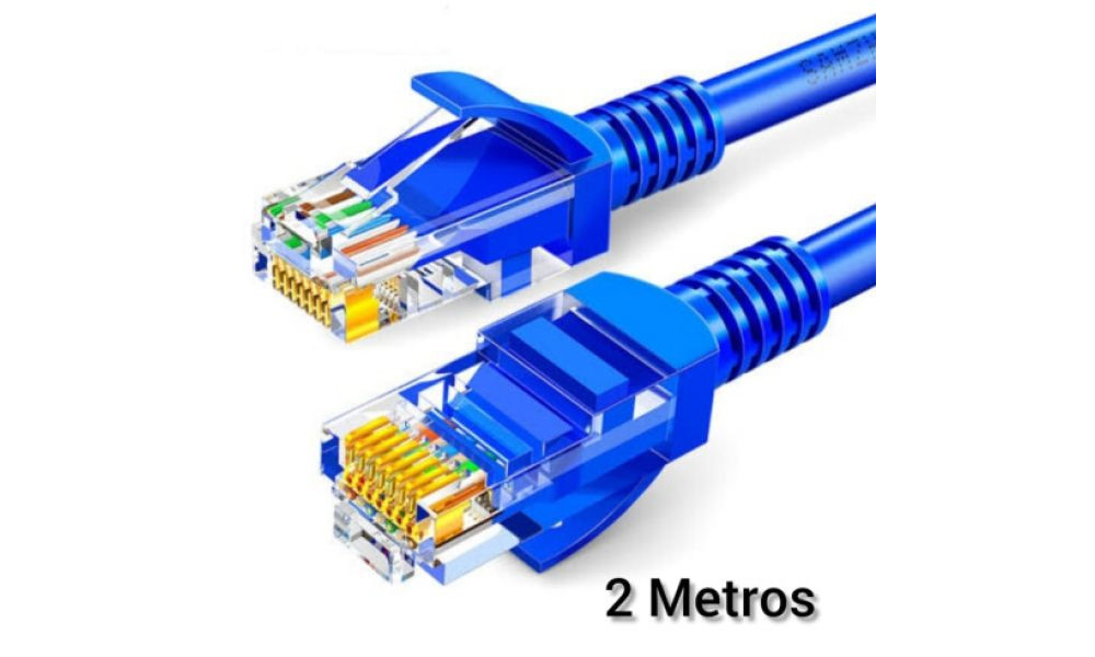 Cabo de Rede RJ45 com 5 Metros Cat 5e Azul - KAP-W-5M