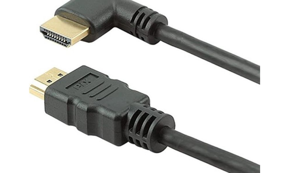 Cabo HDMI + HDMI 90° 5m LE-6625 - It-Blue