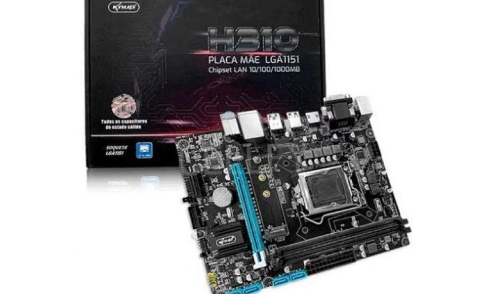 Placa Mãe LGA1151  DDR4 H310 Para 8° E 9° Geração Knup