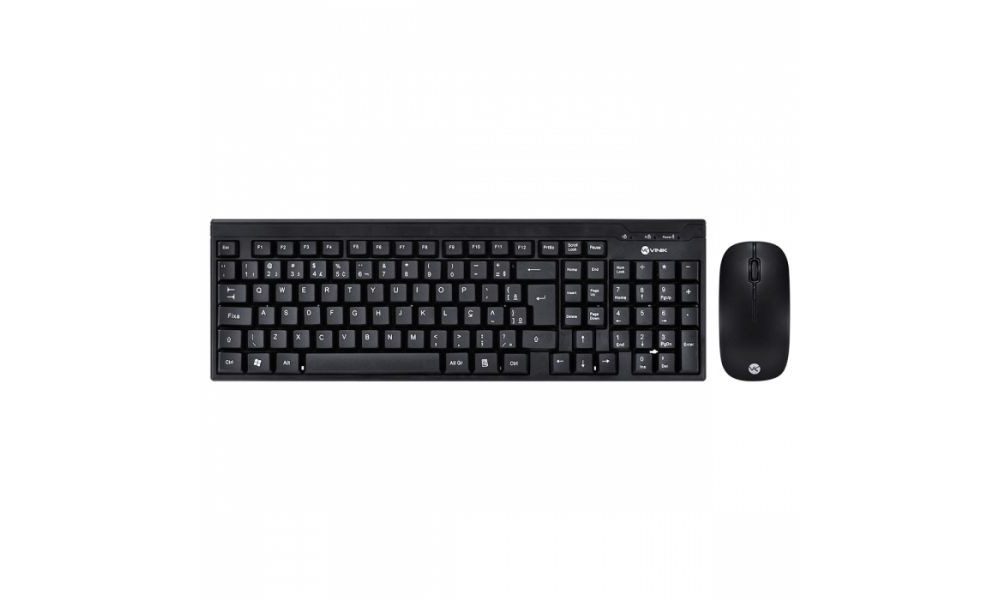 Kit Teclado e Mouse Sem Fio Dynamic Corp, Mouse 1600 DPI - VINIK CMW200