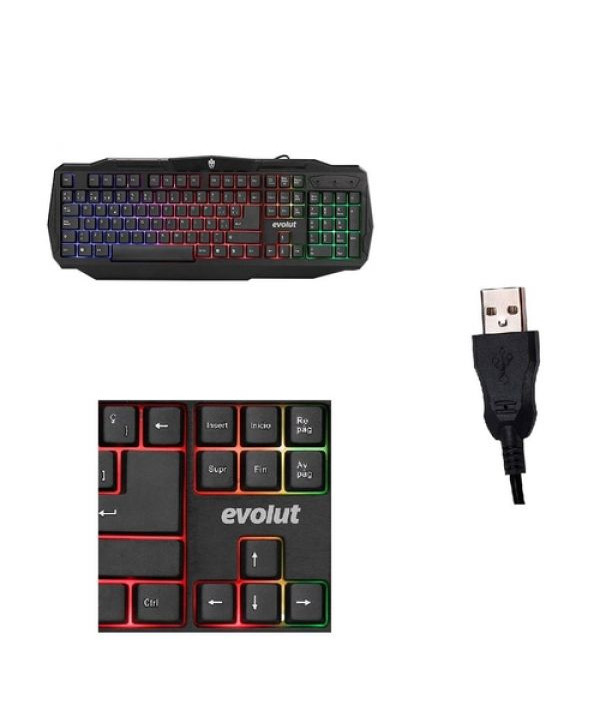Teclado Gamer  Eg207 Eg-207 Ranger Com Fio - Evolut