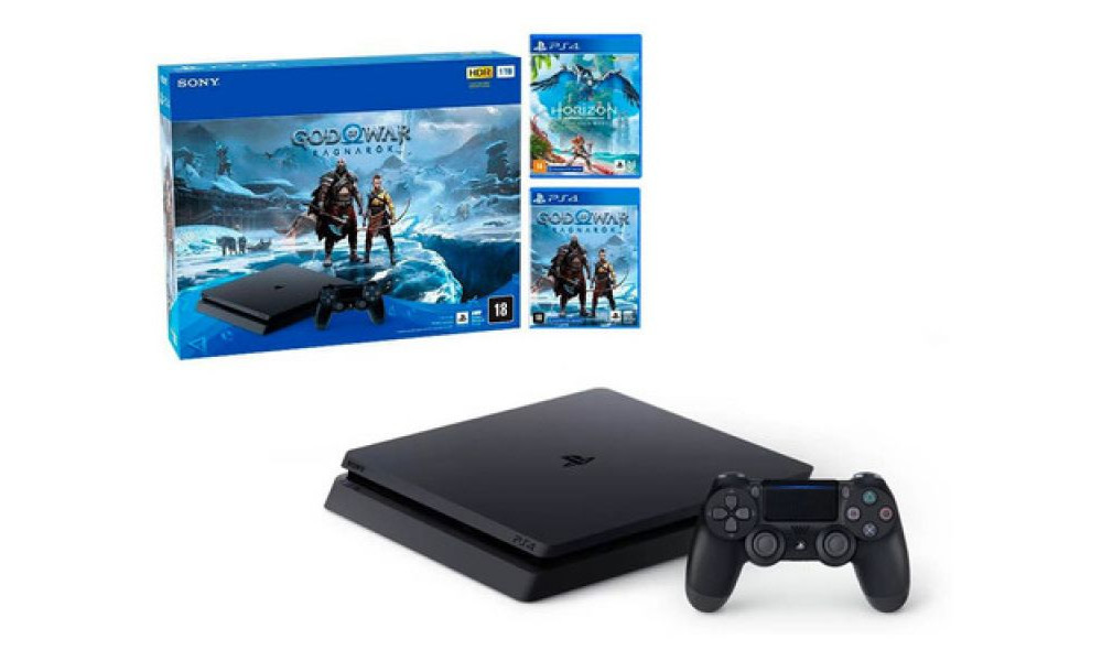 Console Playstation 4 1TB Edição GOW Ragnarok