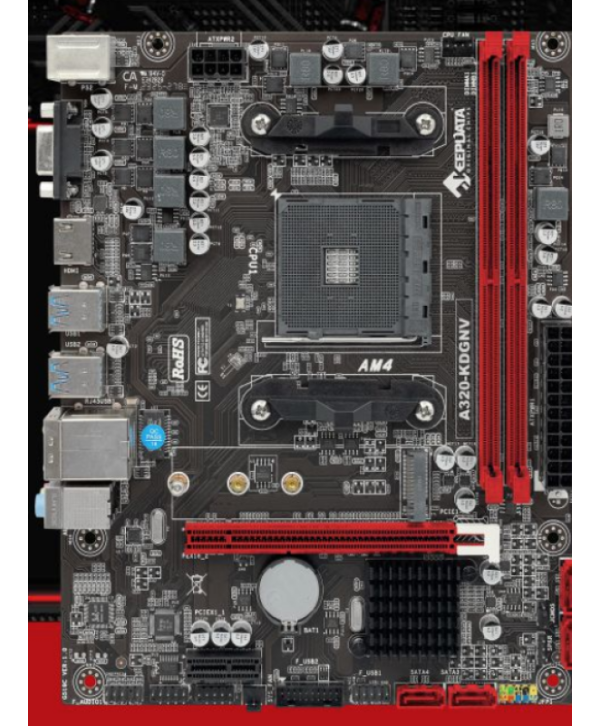 Placa Mãe Keepdata A320-kdgnv DDR4 AM4 Keepdata