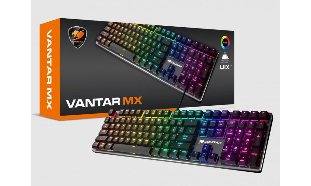 Teclado Gamer Mecanico Cougar VANTAR MX Switch RED ABNT