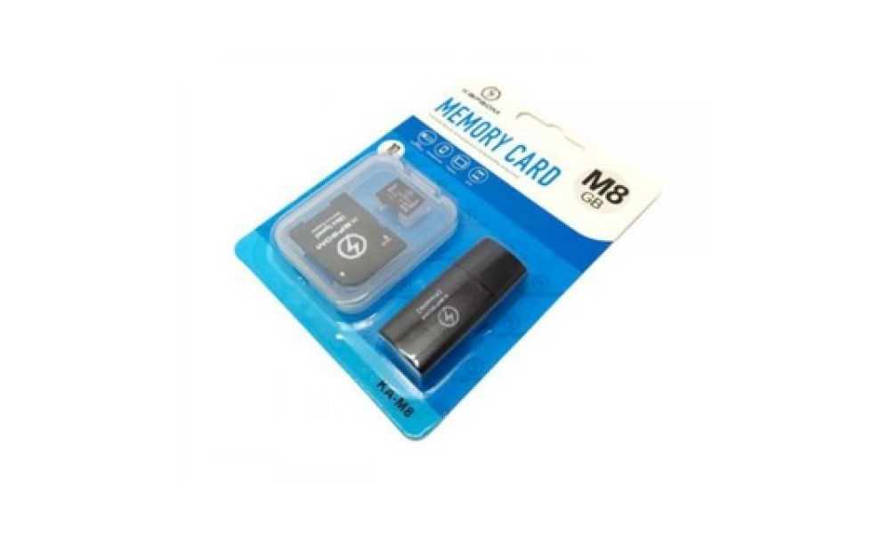 Cartão de Memória 16GB + Leitor USB e Adap. MMC KA-M16 - Kapbom