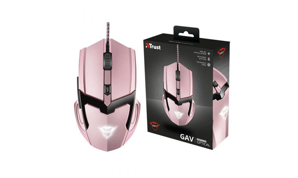 Mouse 23093 Gxt-1019 4800 Dpi - Rosa