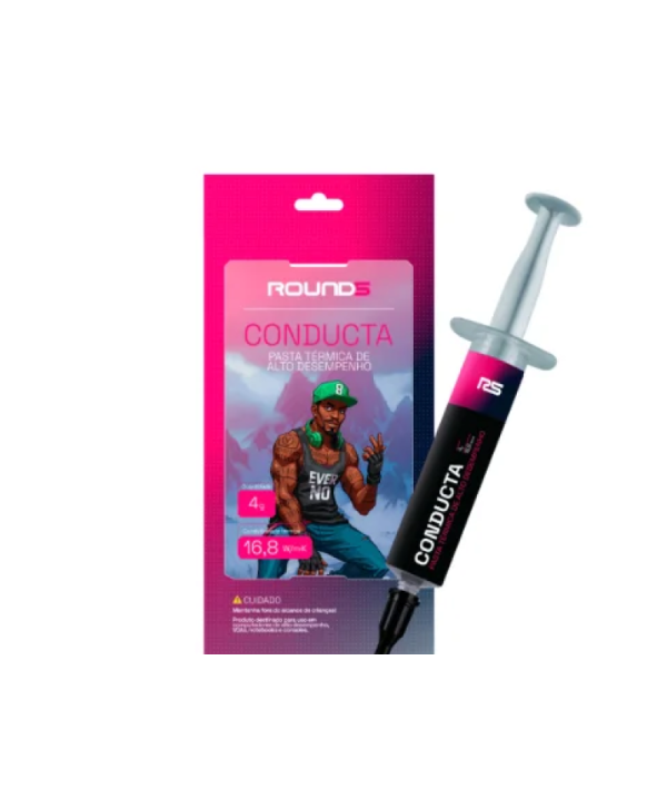 PASTA TERMICA CONDUCTA 16,8 W/MK SERINGA 4G ROUND5