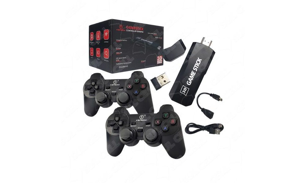 Game Stick Sem Fio com 2 Controles Kapbom KAP-5W