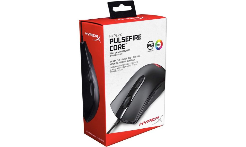 Mouse Gamer Hyperx Pulsefire Core RGB 6200 Dpi - Hx-mc004b