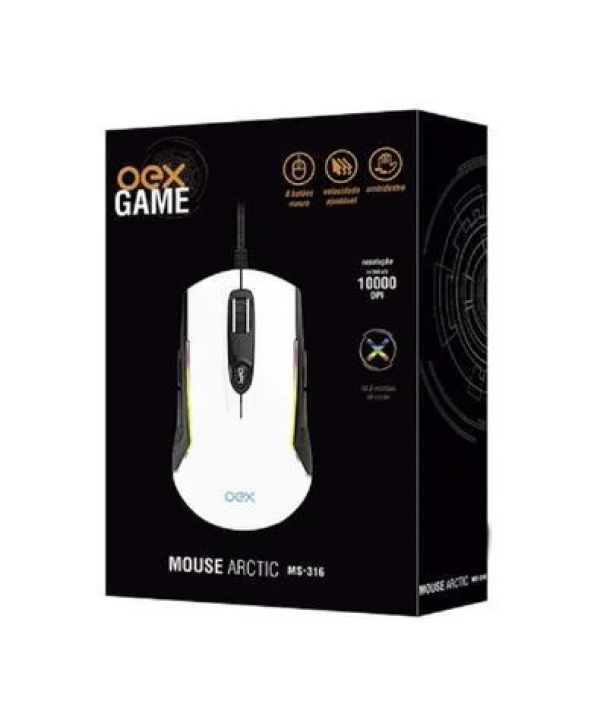Mouse Gamer OEX Artic MS316