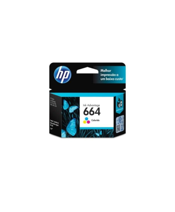 Cartucho HP 664 Colorido Original 