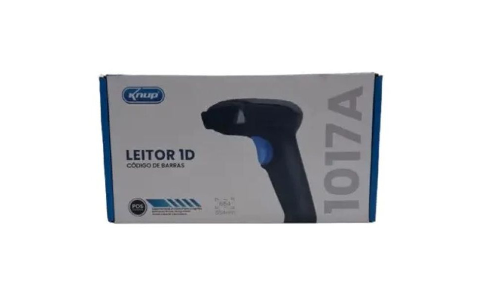 Leitor de Código de Barras e Boletos com Fio KP-1017A – Knup 