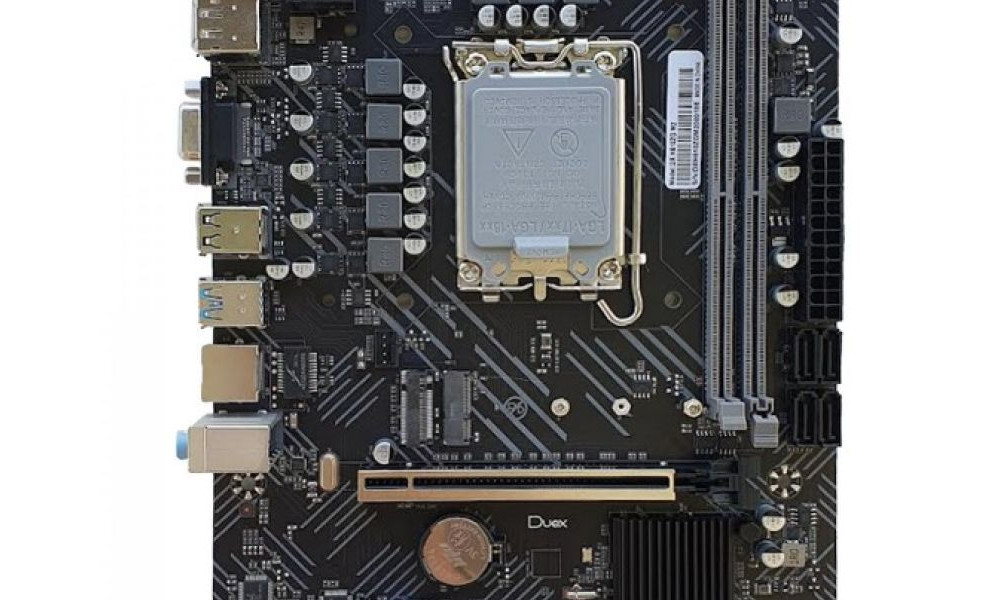Placa Mãe Duex DX-H610 M2, Chipset H610, Intel LGA 1700, MATX, DDR4 - SEMI NOVA