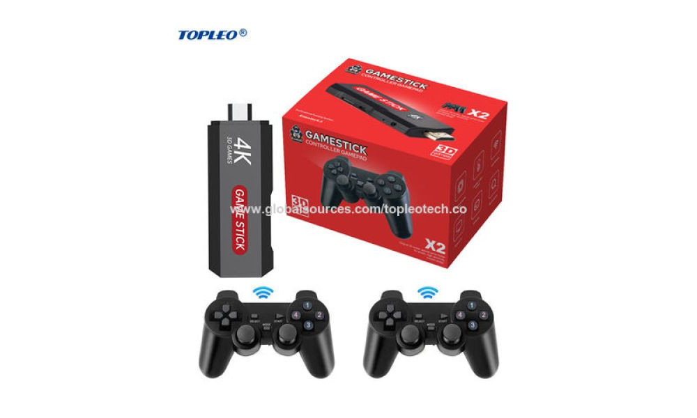 Game Stick Retro 4K 64GB 3D 10.000 jogos 