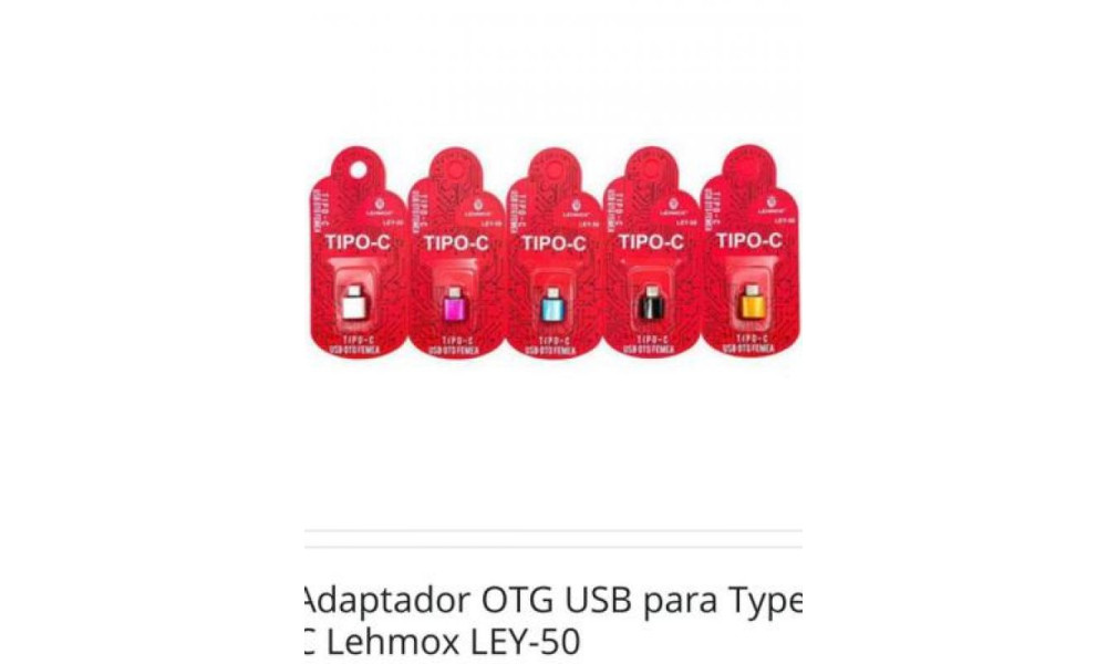 Conector OTG USB + Type-C LEY-50 - Lehmox