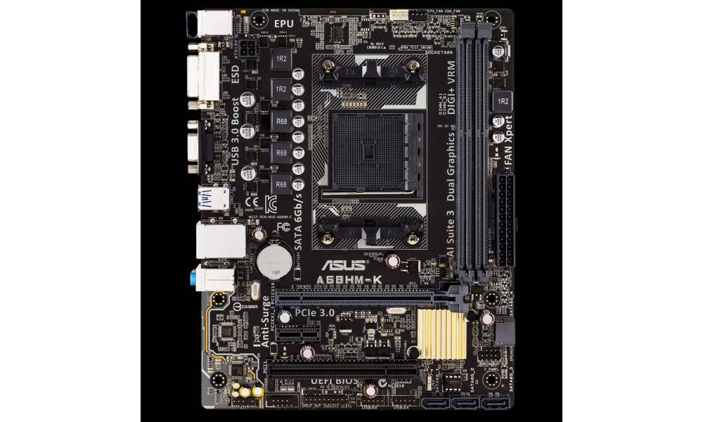 Placa Mãe Asus MotherBoard A68HM-K 90mb0ku8