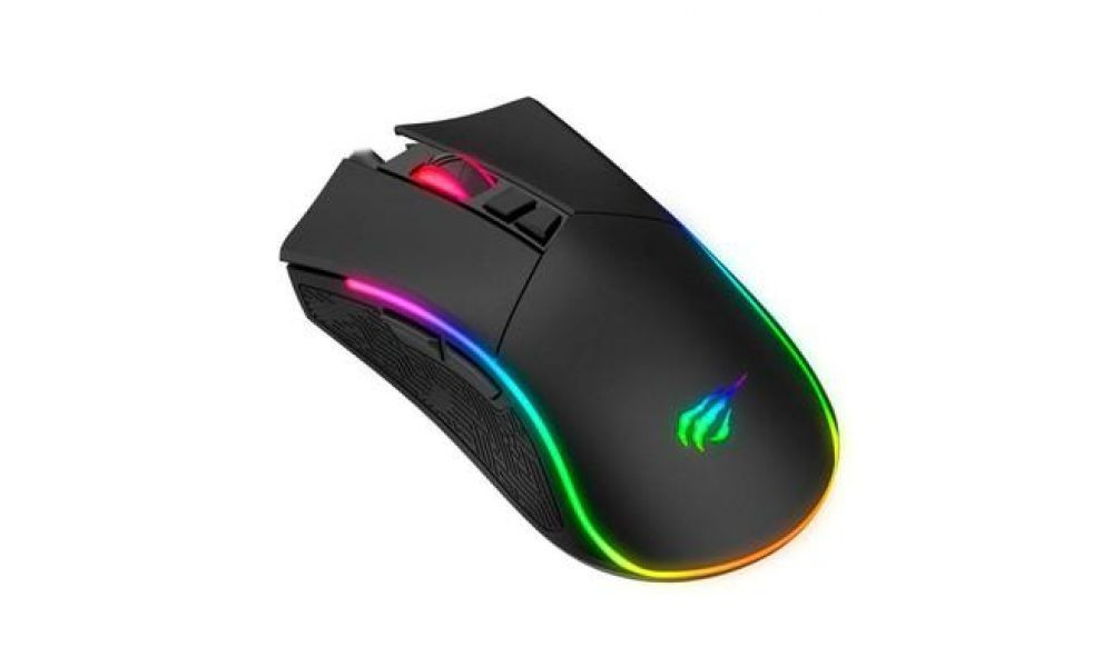 Mouse Gamer Havit RGB, 7 Botões, 4800DPI - HV-MS1001