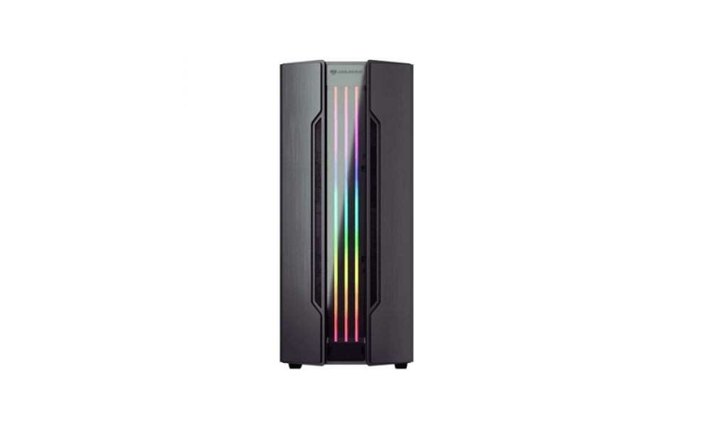 Gabinete Gamer Cougar Gemini S 2020, Mid Tower, ARGB, Vidro Temperado, Iron Gray, ATX, Sem Fonte, Com 1 Fan, 385BMBP-0001