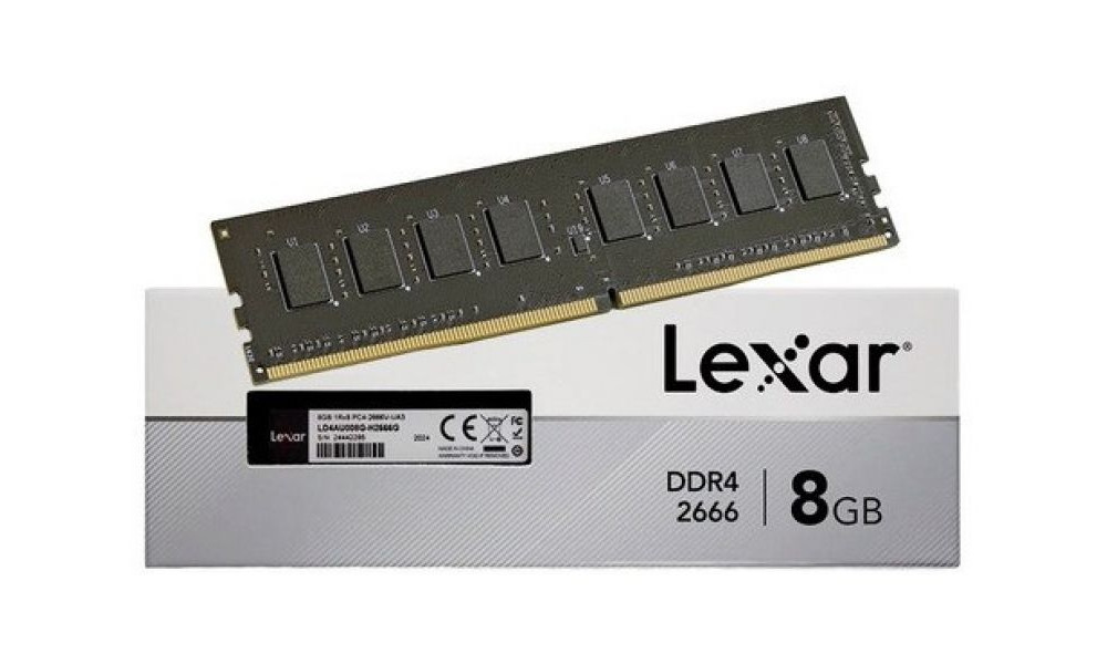 Memória Ram Lexar DDR4 8GB 2666MHZ 