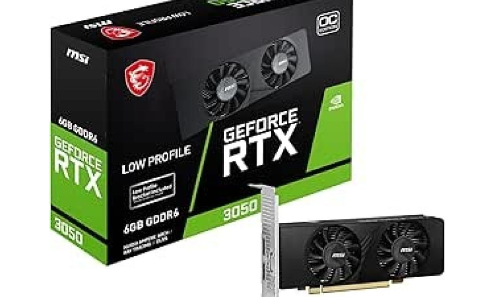 PLACA DE VÍDEO MSI GEFORCE RTX 3050 LOW PROFILE OC 6GB