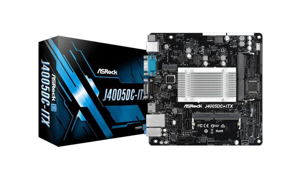 Placa Mãe Intel Asrock J4005ITX Dual Core DDR4 (Uso Shopping)