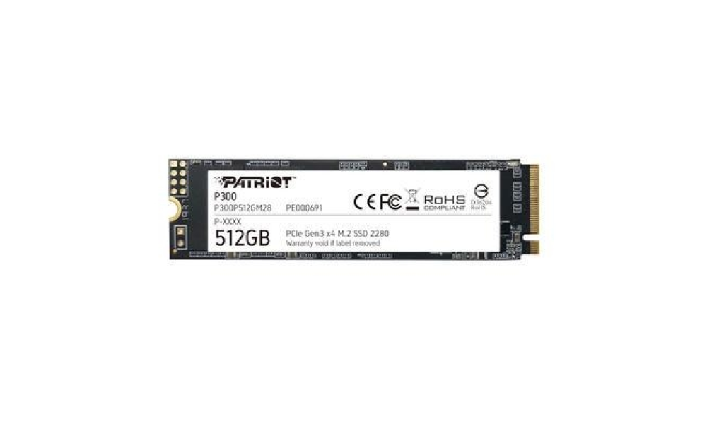 SSD Patriot P300, 512GB, M.2 2280 PCIE