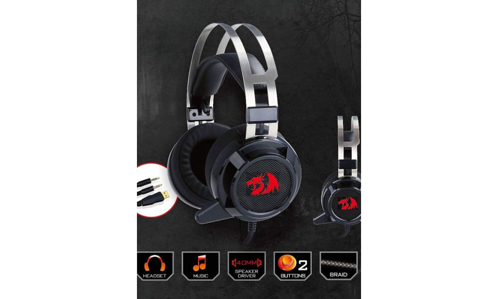 HeadSet Gamer Red Dragon Siren H301 REFUBIRSHED mostruario