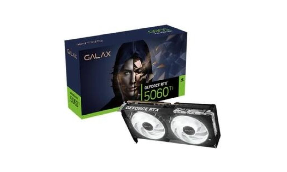 Placa de Vídeo Galax RTX 5060 Ti 8GB 1 Click OC Classic Dual Fan