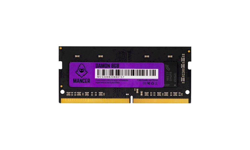 Memoria Notebook Mancer Damon, 8GB (1x8GB), DDR4, 2666MHz, C19, MCR-DMN-8GB