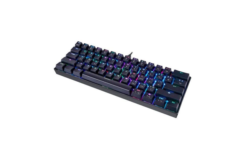 Teclado Motospeed CK61 Essential Preto - Switch Azul