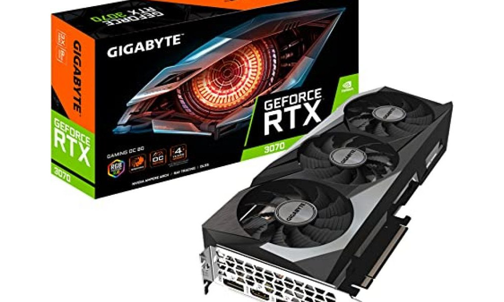 Placa de Vídeo RTX 3070 8GB Gigabyte Gaming OC