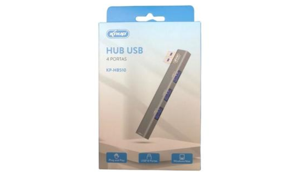 HUB USB 4 Portas KP-HB510