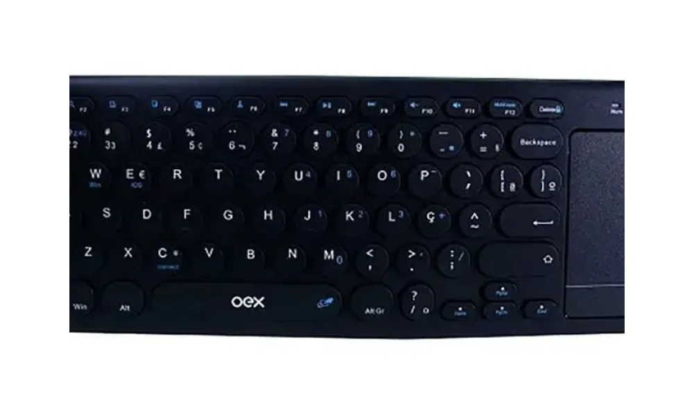 Teclado Sem Fio e Bluetooth Slim Reference Tc509 Touch Pad Oex