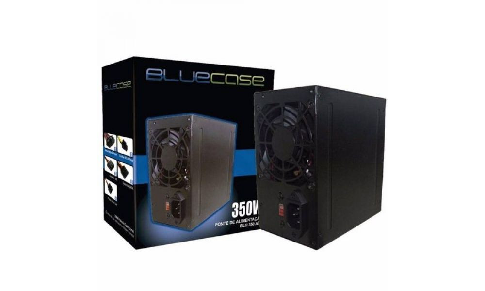 Fonte de Alimentação Bluecase 350w Blu350-E (outBox)