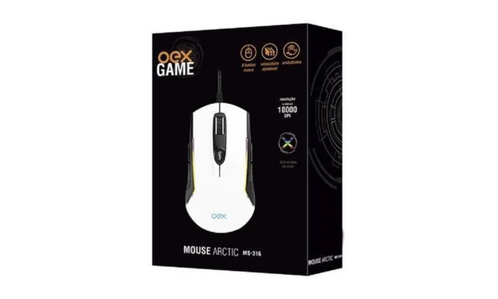 Mouse Gamer OEX Artic MS316
