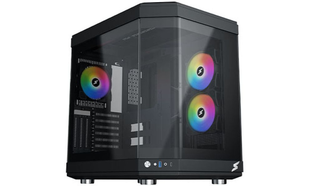 Gabinete Gamer Liketec Unreal Dark, S/ Fan, Cube