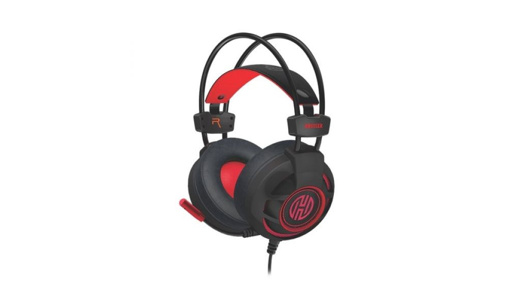 Headset Gamer Hoopson Bruiser, Led, Usb, Vermelho, Dg28r