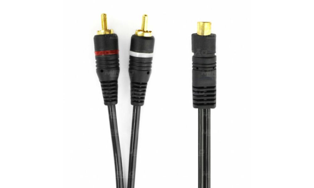 Cabo em Y 1 RCA Femea para 2 RCA Macho Xtrad - XT2068