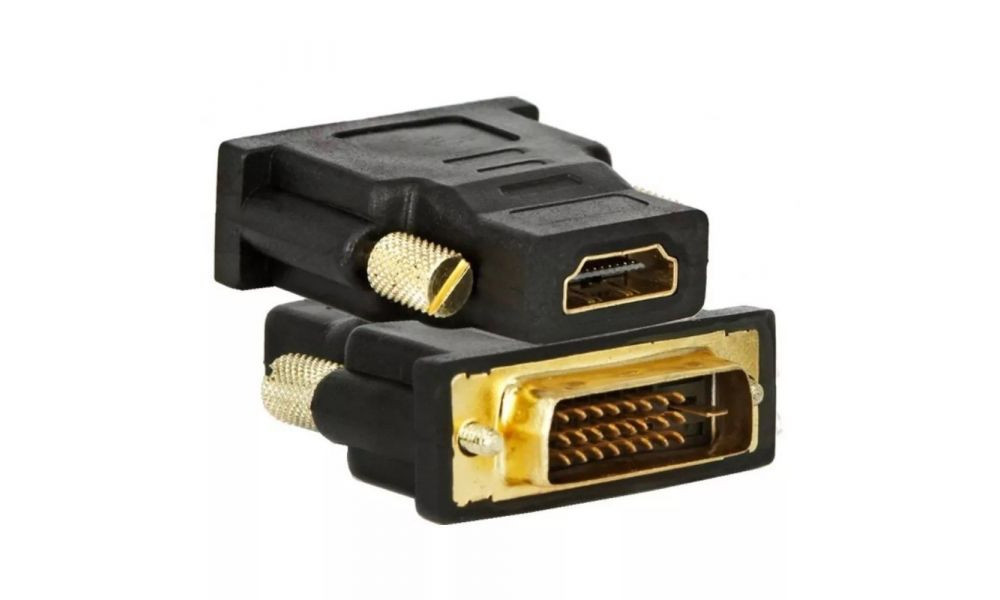 Adaptador Dvi Macho x Hdmi Fêmea com Conector Banhado a Ouro HAYOM al1002