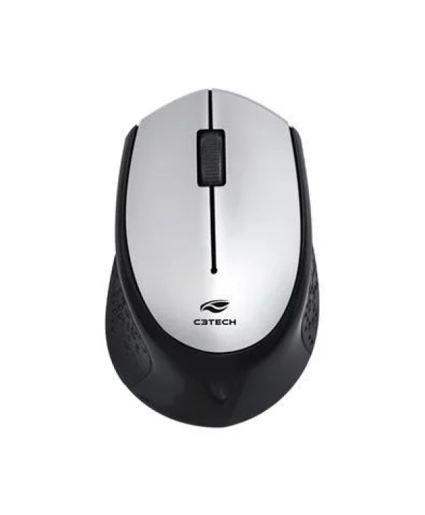 Mouse Óptico Sem Fio Rc Nano M-W50SI Prata - C3tech