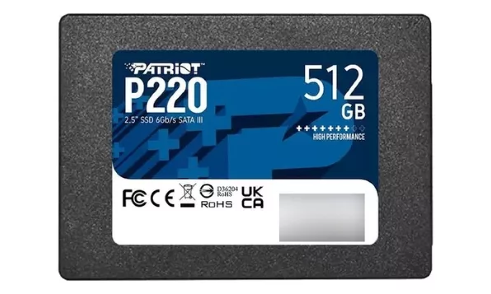 SSD Sata 3 512GB Patriot P220