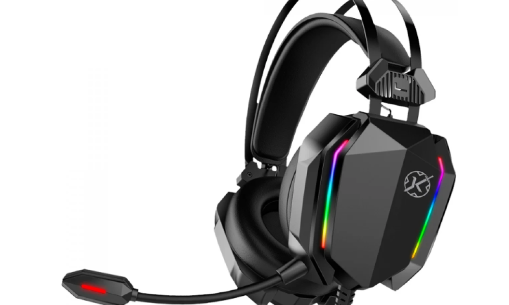Headset Gamer Kalkan Hugin RGB, Preto